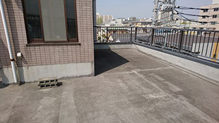 東京都北区　エクセルテックス屋上防水工事前
